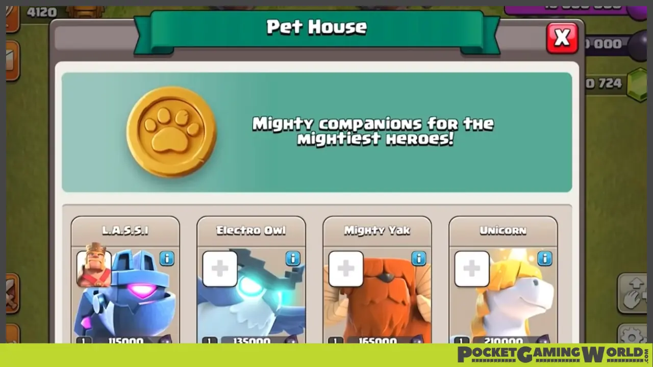 How to Get Pets in Clash of Clans (Explained)